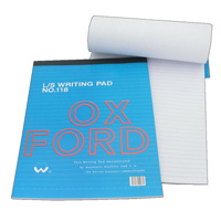 118 Oxford Writing Pad in Letter Size