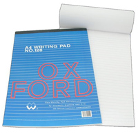 128 Oxford Writing Pad in A4 Size