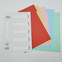 FLAMINGO BRAND 5 SUBJECT PAPER INDEX DIVIDER