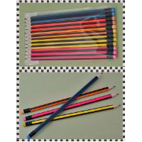 6133 REDBOAT Pencil Hex Neon Strip with Eraser Top