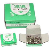 E2121A Square Brand Thumb Tacks