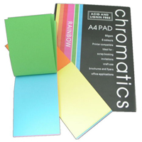 JC128R-100 A4 Bright Colour Pages Writing Pad