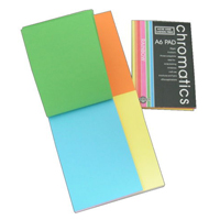 JC668R-100 A6 Bright Colour Pages Writing Pad