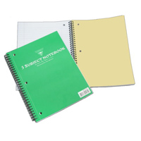 SP16156-4 5 Subject Spiral Notebook